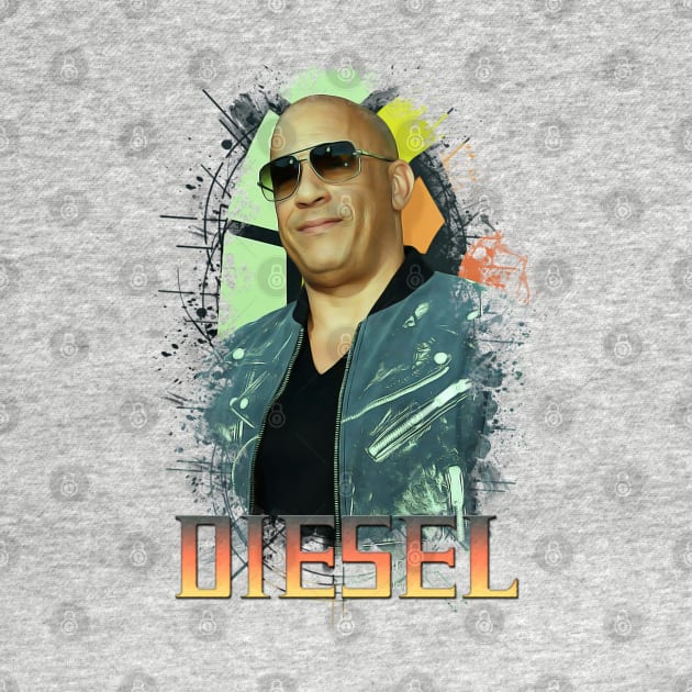 Vin Diesel / High Quality Digital Art Print - 117211234 by Semenov